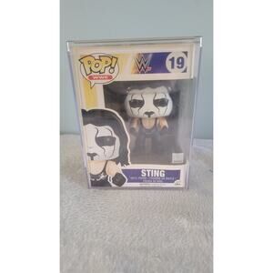 Funko Pop! WWE #19 Sting – Vaulted – Hard Protector Included – Collector Owned